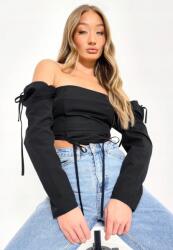 Missguided Fekete Hosszú Ujjú Felső (36) (270436)