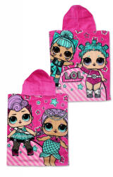 LOL Surprise Pink strand törölköző poncsó 50x115 cm - lord