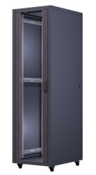 Formrack 16U Betaline 600x800 19" szabadon álló rack szekrény - RAL9005 fekete (BETA-16U6080)