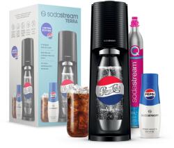 SodaStream SM TERRA Black Pepsi Megapack
