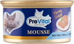 PreVital Mousse teljes értékű állateledel felnőtt macskák számára tonhallal 85 g
