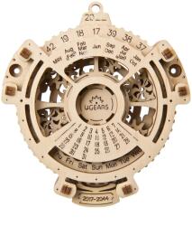 UGears Дървен 3D пъзел Ugears от 24 части - Календар 2.0 (U-70218 )