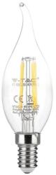 V-TAC Bec E14 Cu Filament Led 4w 3000k, Sku-214302 (sku-214302)