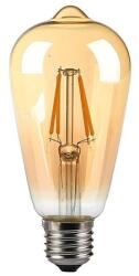 V-TAC Bec Led St64 E27 8w Cu Filament 2200k Alb Cald Model Edison, Sku-214421 (sku-214421)