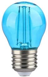 V-TAC Bec Led G45 E27 2w Cu Filament Lumina Albastra, Sku-217412 (sku-217412)