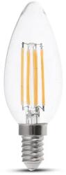 V-TAC Bec E14 Cu Filament Led 4w 3000k, Sku-214301 (sku-214301)