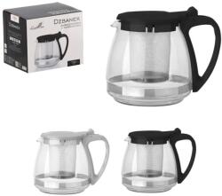 ramiz Garden Line hőalló üveg teáskanna, rozsdamentes szűrővel -1, 3 literes (CH3260)