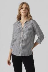 VERO MODA Vero Moda, Ing mellzsebekkel, Fehér, Fekete, M (10275283-SNOW-WHITE-INDIA-INK-M)