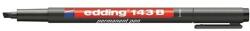 edding 143 OHP tartós filctoll, hegye 3 mm, fekete (RTCED1431)