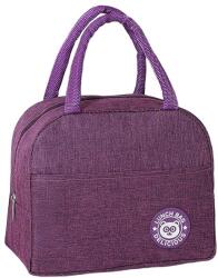 Flippy Termikus ebédtáska, Flippy, Multifunkcionális, Rekeszes, Vízálló, Fogantyúkkal, Külső zseb, 22x14x19 cm, Lila (131620)
