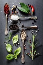 Oyo home konyhaszőnyeg, Aroma modell, 80x150 cm, poliészter, digitális nyomtatás, csúszásmentes hátlap, többszínű (WOOKECE233_80x150)