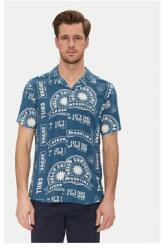 BLEND Férfi kevert anyagú ing, 20718228, viszkóz, 2XL INTL, kék (0000304799013_XXL)