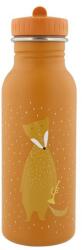 TRIXIE Vizes palack gyerekeknek, Trixie, Üveg/Rozsdamentes acél, 500 ml, Narancs