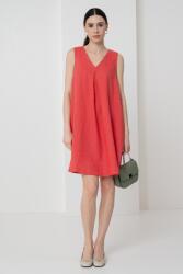 Benetton United Colors of Benetton, Oldalzsebes lentartalmú ruha, Mandarinszín, S (4AGHDV0AX-136-S)