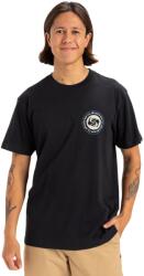 Quiksilver QUIKSILVER, Circle póló mintás hátrésszel, Fekete, S (EQYZT08054-KVJ0-S)