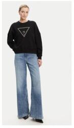 GUESS GUESS, Pamut blúz ejtett ujjakkal, Fekete, M (0000305239044_M)