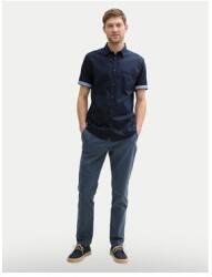 Tom Tailor férfi ing, 1045098, lenvászon/pamut, M INTL, sötétkék (0000304818271_M)