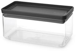 Brabantia Tasty+ egymásra rakható 1, 5 literes élelmiszertároló doboz, sötétszürke (1008873)