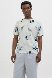 JACK & JONES Jack & Jones, Kerek nyakú mintás póló, Sötétkék, Törtfehér, Világoskék, L (12279351-CLOUD-DANCER-L)