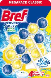 Bref Power Aktiv Lemon toalett frissítő, 3x50g