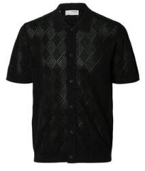 SELECTED férfi ing, 16097564, biopamut, M INTL, fekete (0000305425607_M)