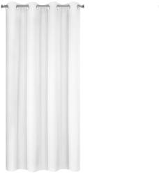 Eurofirany Rita egyszínű függöny, fehér, 140x175 cm, 8 karika, poliészter (432068)
