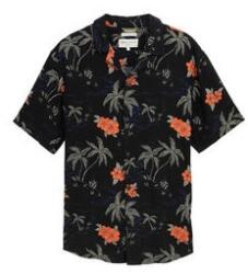 Tom Tailor férfi ing, 1045191, lenvászon/viszkóz, XL INTL, fekete (0000304818431_XL)