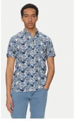 BLEND Férfi kevert anyagú ing, 20717692, viszkóz, 2XL INTL, kék (0000304641107_XXL)