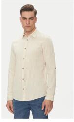 Indicode Férfi Ing, INDIKSON 20-511, Len/Pamut, 2XL INTL, Bézs (0000304923586_XXL)