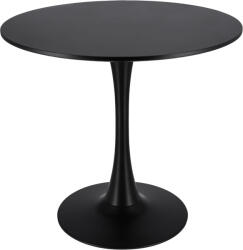  Modern fekete kerek asztal nappaliba, étkezőbe, konyhába