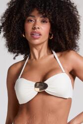 Hunkemöller Hunkemoller, Nyakba akasztós fürdőruhafelső, Csontszín, M (301958-SOLITARY-STAR-M)