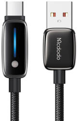 Mcdodo Data Cable USB-A to USB-C 6A, 1.2m Mcdodo (CA-0020) - Fényerő önálló állítással, Fekete