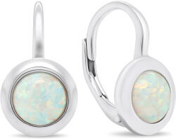 Brilio Silver Cercei fini din argint cu opal sintetic EA376W