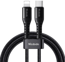 Mcdodo CA-5631 USB-C - lightning kábel, 36W, 1m (fekete)