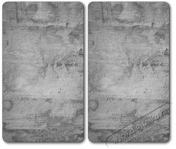  Kesper Multifunkciós üveg vágódeszka, beton motívummal, 2 db, 52 × 28, 5 cm