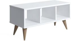  Nona dohányzóasztal, Fehér, 80 x 35 x 38 cm