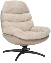 SIGNAL MEBLE Giselle Luxus Forgó Fotel Szövet-Műbőr Bézs TILT (GISELLEBE)