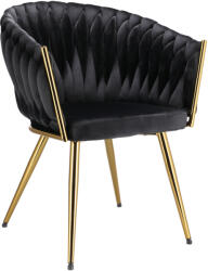 Molto szék fekete arany lábakkal