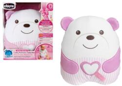 Chicco Chicco, First Dreams, Cuddly Teddy Bear, mascota cu lumina si melodii, roz