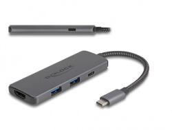 Delock USB Type-C dokkolóállomás 8K - HDMI / USB / PD 3.0 100 W (DL-87804)
