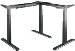LogiLink Elektromosan állítható ülő-álló asztalkeret, 3 motor, 90 -os L-alak (EO0016)