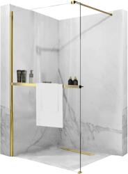  Aero Gold Zuhanyfal - Walk-in - 80 cm