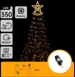 Aigostar - LED външна коледна украса LED/6W/230V 3, 5m IP44 топла бяла (AI1218)