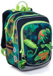 Topgal Rucsac verde cu cameleoni Topgal ENDY 22055 (ENDY 22055)
