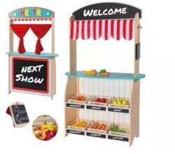 Regio Toys Jouéco: 2 az 1-ben bábszínház, és kisbolt gyümölcsökkel