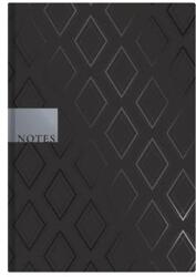 TopTimer Jegyzetfüzet, A5, vonalas, 96 lap, TOPTIMER "Notes", fekete gyémánt (NKN16710) - jatekotthon