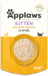 Applaws Applaws Natural Kitten csirkemell húsében gazdaságos csomag 24 x 50 g, nedves macskatáp