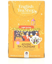 English Tea Shop ETS Adventi Kalendárium Filteres Bio Teaválogatás 25 db, Arany