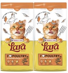 Versele-Laga VERSELE-LAGA Lara Adult Turkey & Chicken 2x12, 5 kg - felnőtt macskáknak készült táplálék pulykával és csirkével