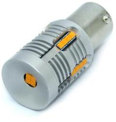 DT-Xenon Bajonett (BA15S - P21W) LED 24SMD sárga Digital Can-Bus